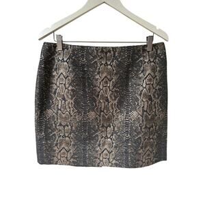 Gianni Bini Python Skirt 12